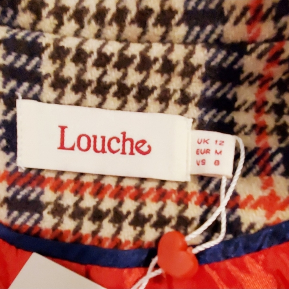 NWT Modcloth Louche English Pea Coat - Picture 7 of 9